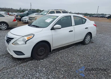 2016 Nissan Versa 1.6 S+ z USA, uszkodzony, nr VIN 3N1CN7AP2GL857620